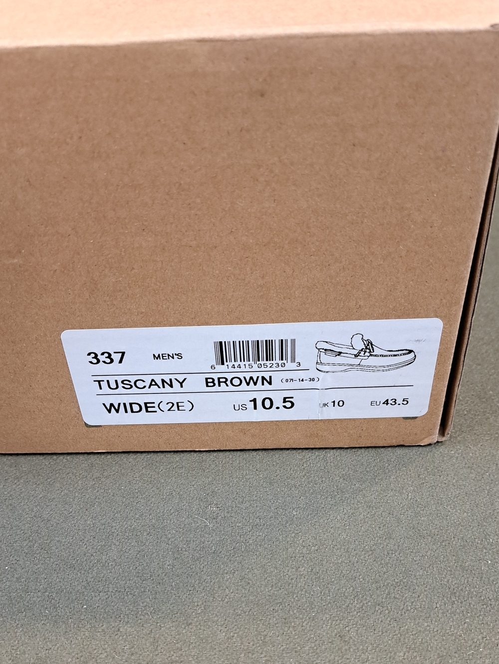 Orthofeet Tuscany Moccasin Slippers - Color: Brown - Size: Men 10.5 Wide (2E) - Picture 10 of 12